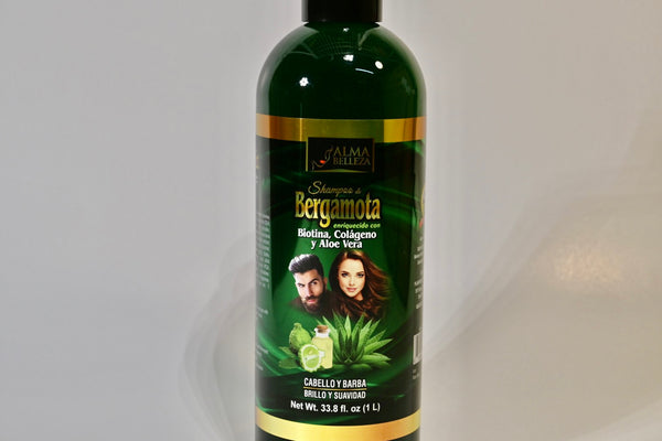 Shampoo Bergamota Biotina Colageno And Aloe Vera 33.8fl (1 L) / Shampoo Bergamota Biotina Colágeno Y Aloe Vera 33.8fl (1L)