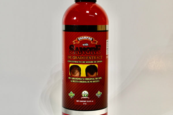 Shampoo With Sangre De Grado Extract / Shampoo de Aceite de Sangre de Grado 33.8fl (1 L)