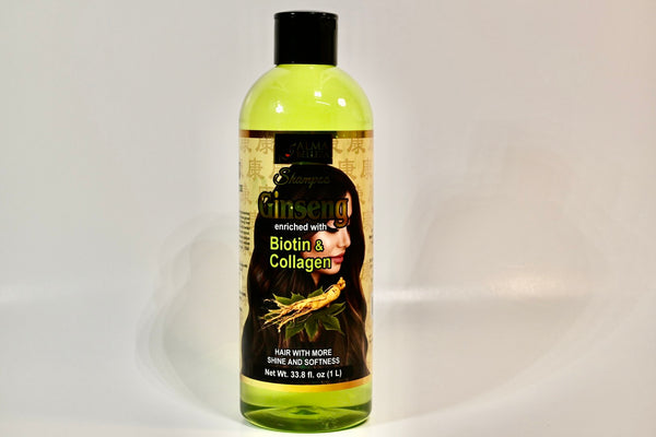 Shampoo Ginseng Biotin & Collagen 33.8 oz (1 L) / Shampoo Ginseng Biotina & Colágeno 33.8 oz