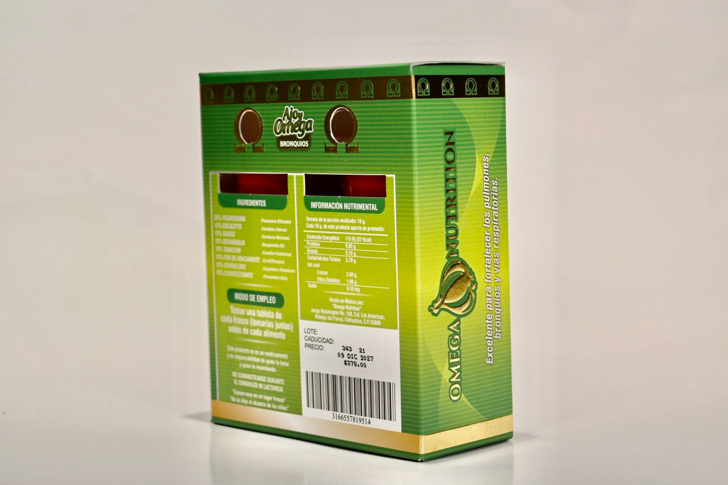 Ajoy Omega Bronquios Natural Formula Solutions