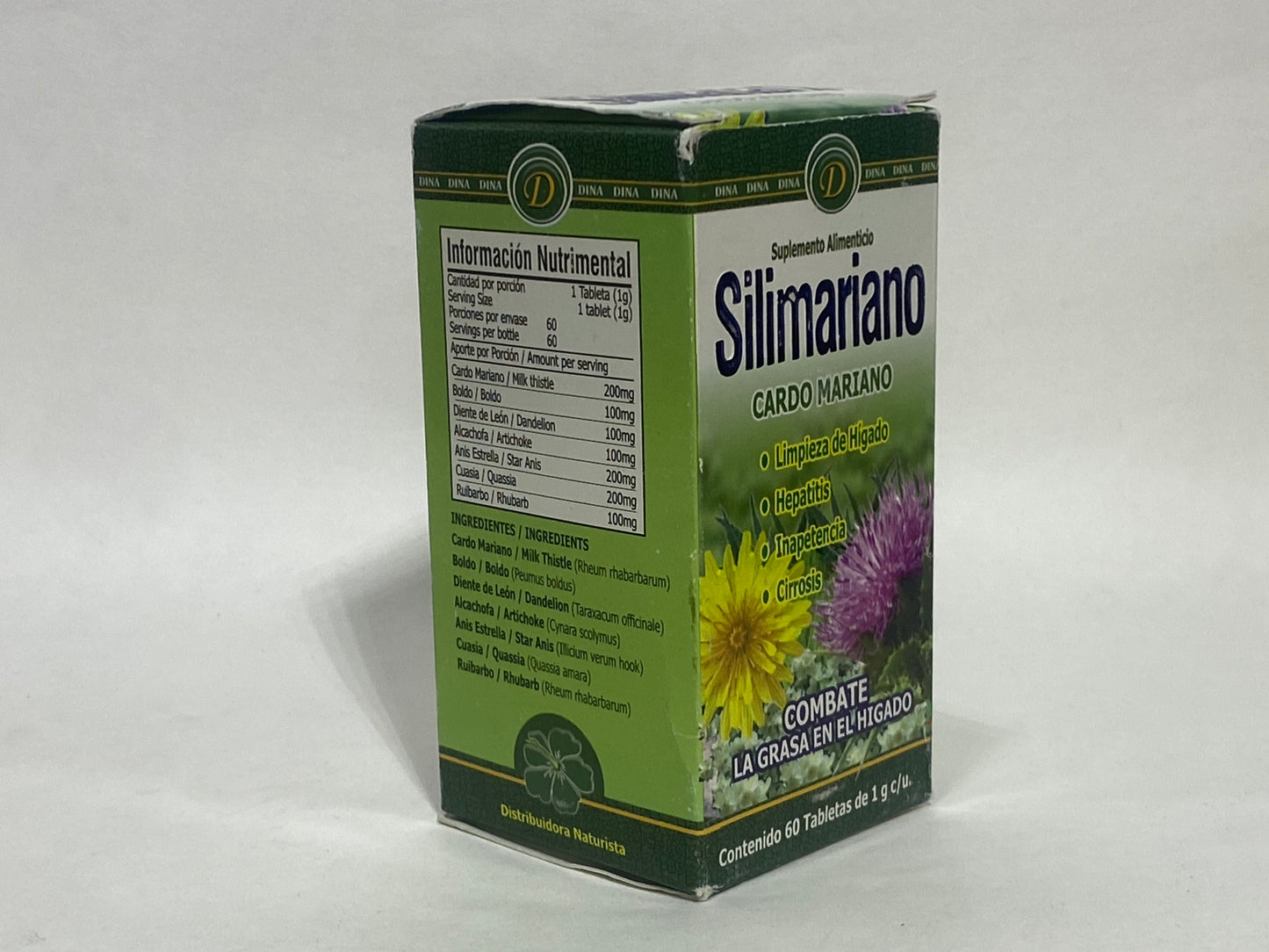 SILIMARIANO Cardo Mariano 60 Tablets (Silybum marianum) Nutritional  Supplement - International Society of Hypertension