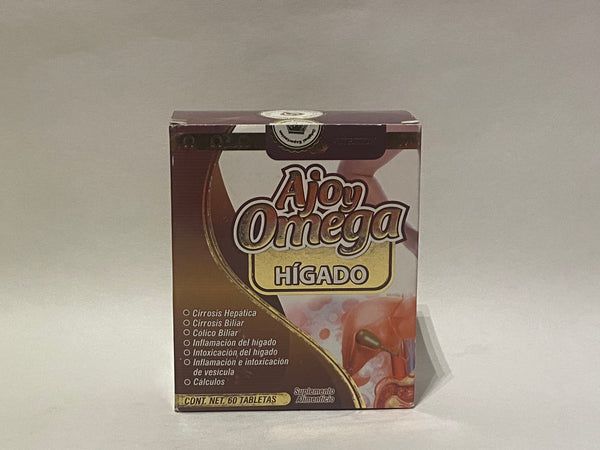 Ajoy Omega Higado / Liver Natural Supplement / Suplemento Alimenticio