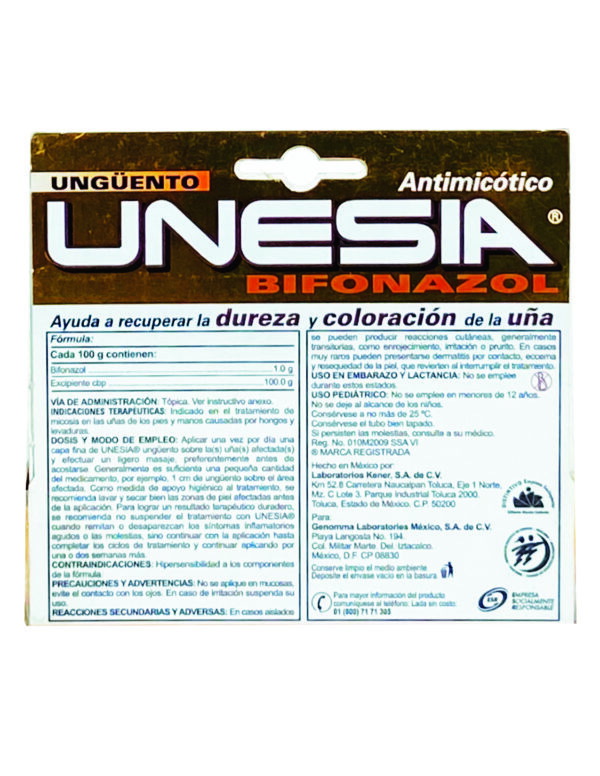 Unesia  Bifonazol - antifungal Solution 20g - Image 2