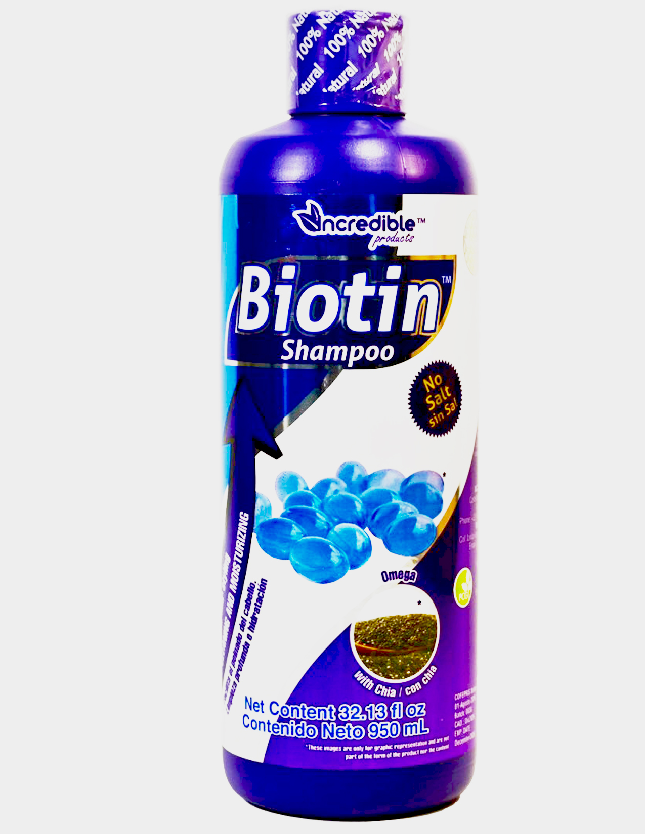 Biotin Fortified Shampoo / Shampoo Fortificado con Biotina