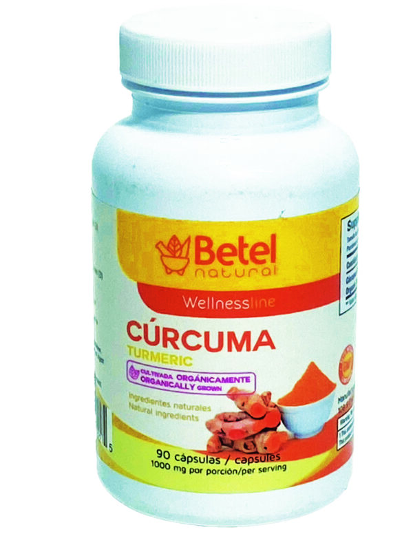 Organic Curcuma Turmeric Capsules by Betel Natural