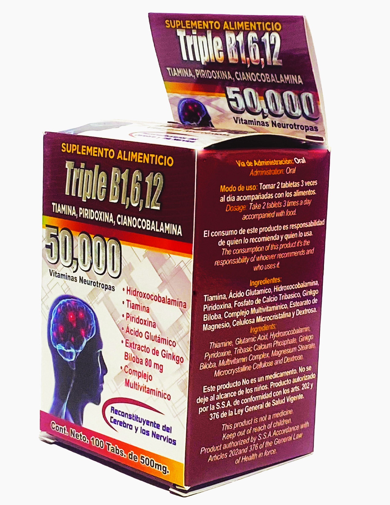 Triple B1,6,12 vitamin mix