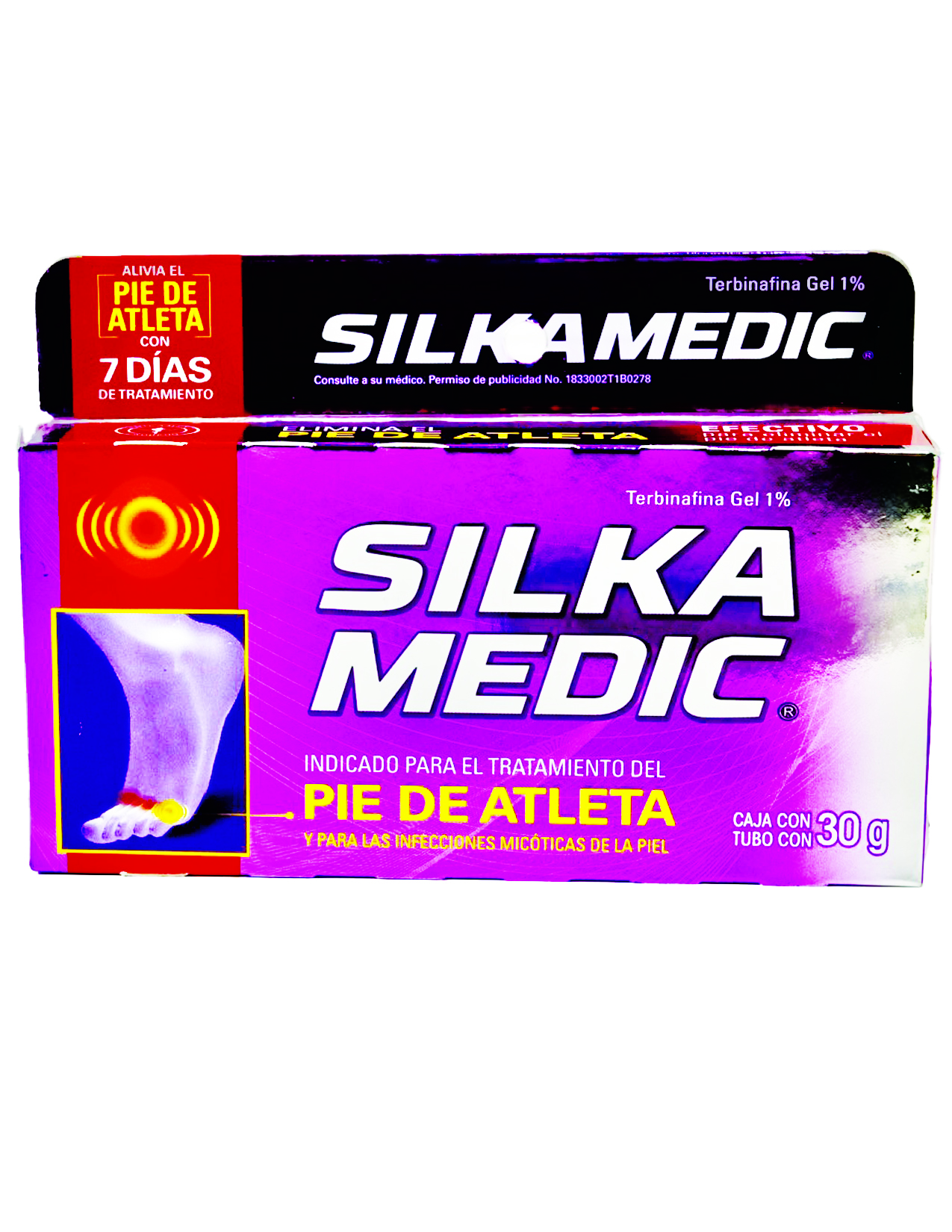 Silkamedic Athlete Foot Treatment 1% Gel