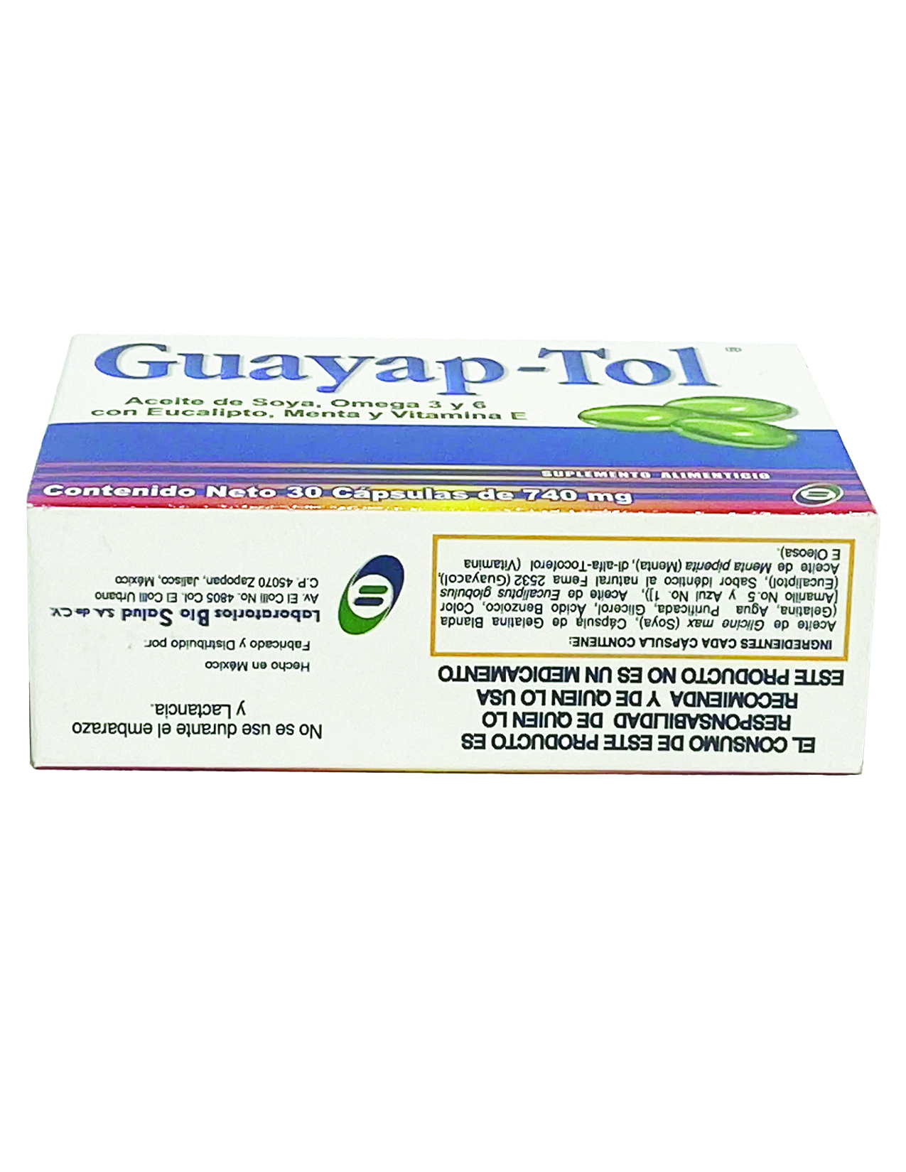 Guayabo-Tol - Dietary Supplement 30caps 740mg