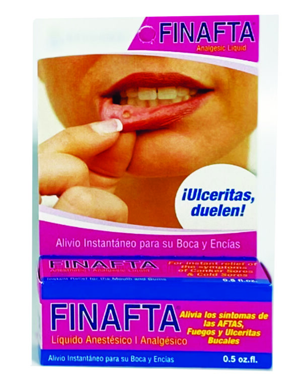 Finafta - Canker Sores/Cold Sores Liquid Solution 0.5oz