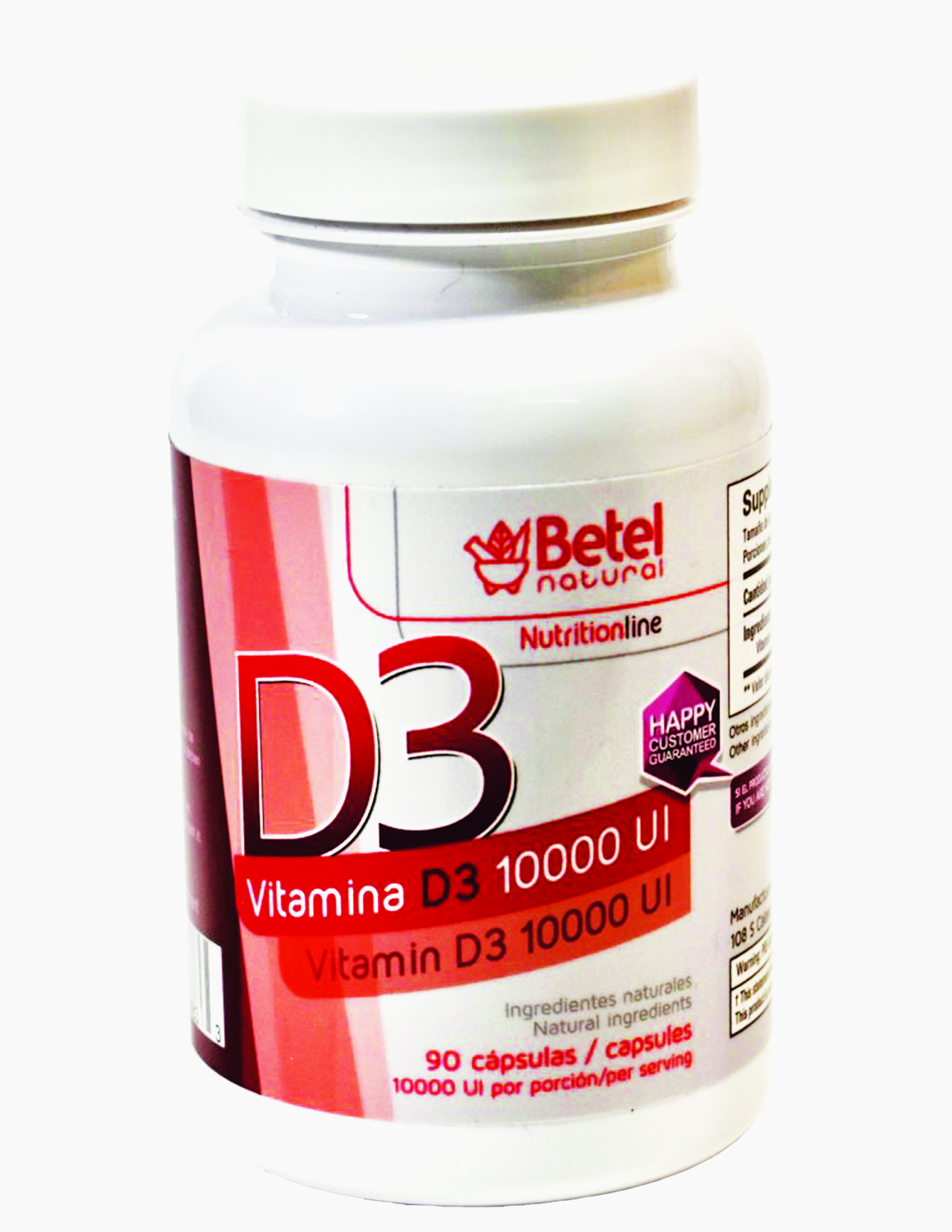 Betel Natural Vitamina D3 10,000 IU 90 capsules  - The Sunshine Vitamin / Betel Natural Vitamina D3 10.000 UI - La vitamina Sunshine 90 cápsulas